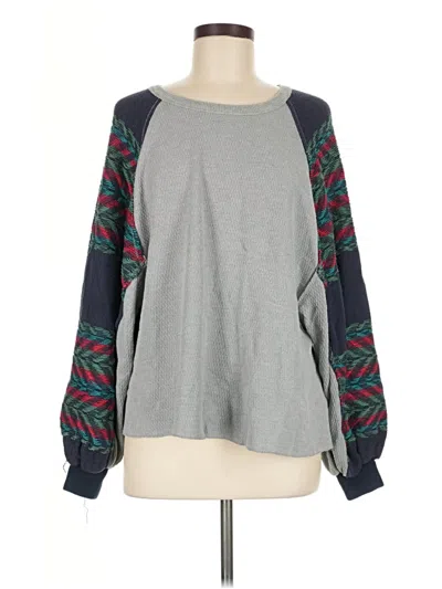 Pre-owned We The Free Sweatshirt In Gray