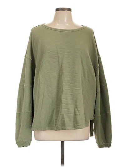 Pre-owned We The Free Sweatshirt In Green