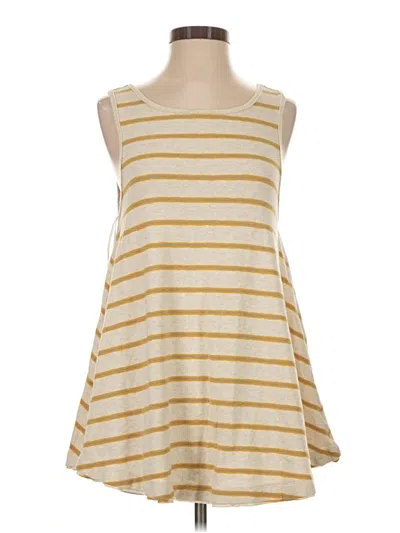 Pre-owned We The Free Tank Top Gold Halter Neckline Tops