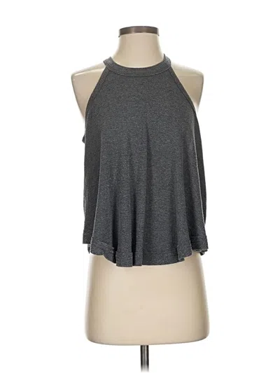 Pre-owned We The Free Tank Top Gray Halter Neckline Tops