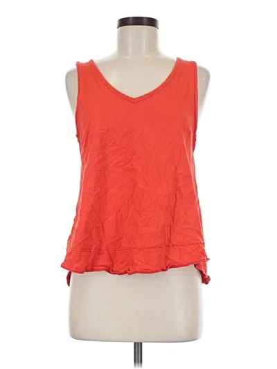 Pre-owned We The Free Tank Top Orange Halter Neckline Tops