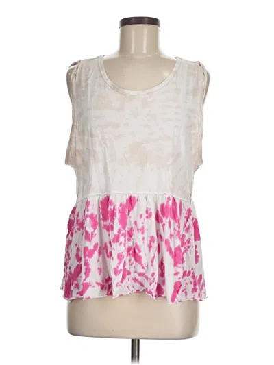 Pre-owned We The Free Tank Top Pink Halter Neckline Tops