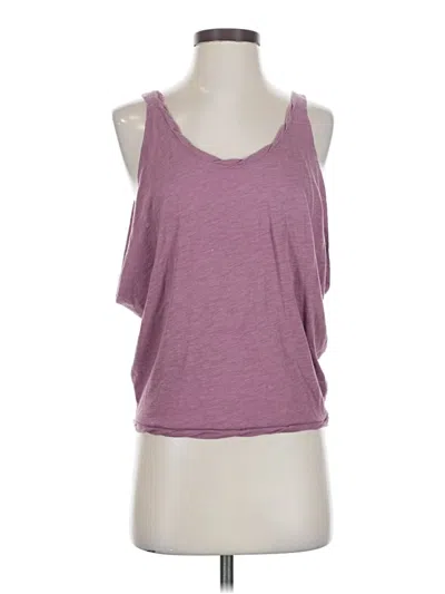 Pre-owned We The Free Tank Top Purple Strapless Neckline Tops