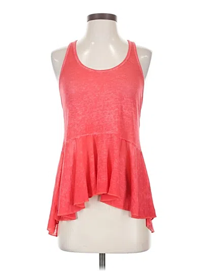 Pre-owned We The Free Tank Top Red Halter Neckline Tops