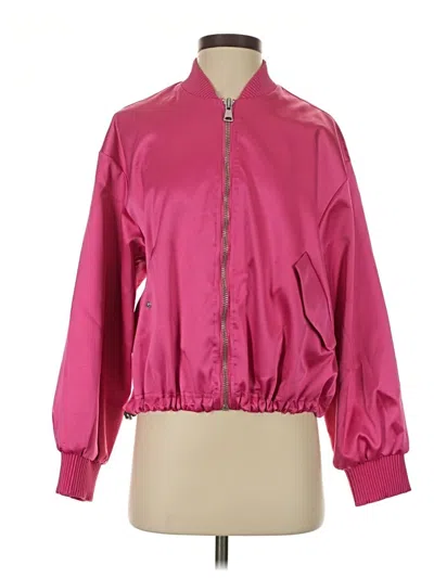 Pre-owned We The Free Track Jacket In Pink