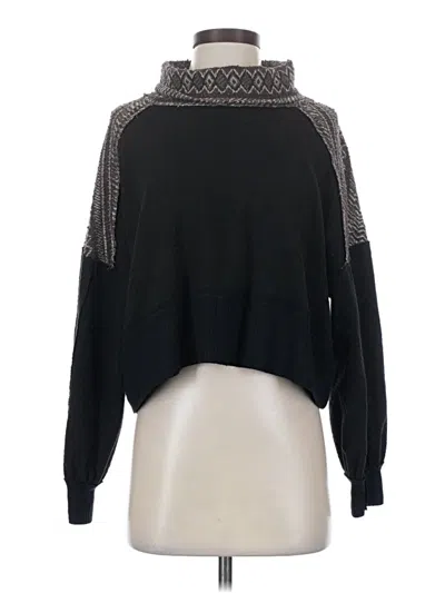 Pre-owned We The Free Turtleneck Sweater In Black