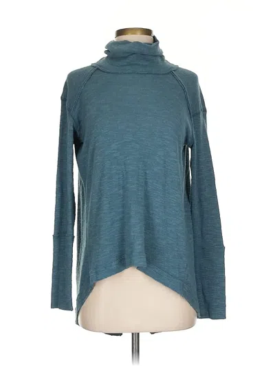 Pre-owned We The Free Turtleneck Sweater In Blue