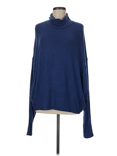 Pre-owned We The Free Turtleneck Sweater In Blue