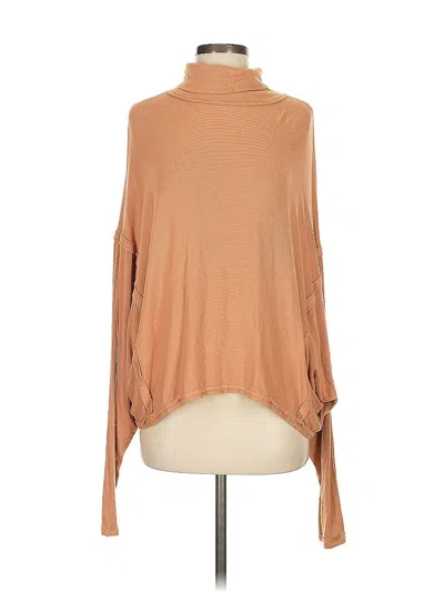 Pre-owned We The Free Turtleneck Sweater In Brown