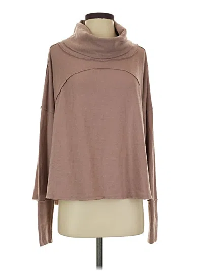 Pre-owned We The Free Turtleneck Sweater In Brown