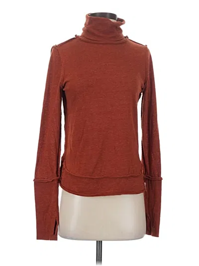 Pre-owned We The Free Turtleneck Sweater In Brown