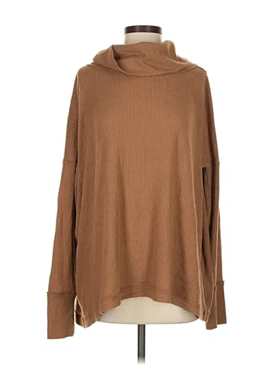 Pre-owned We The Free Turtleneck Sweater In Brown
