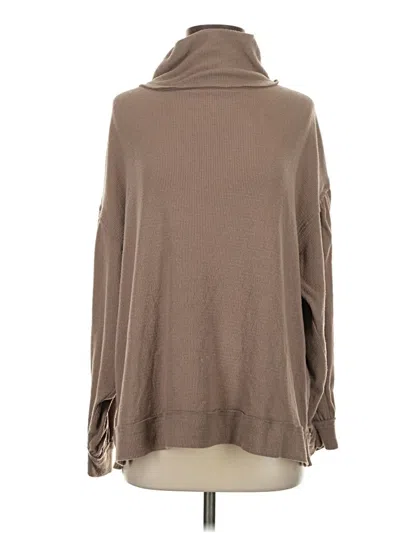 Pre-owned We The Free Turtleneck Sweater In Brown