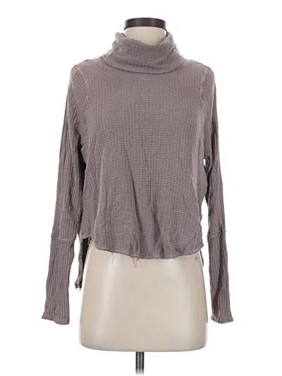 Pre-owned We The Free Turtleneck Sweater In Gray