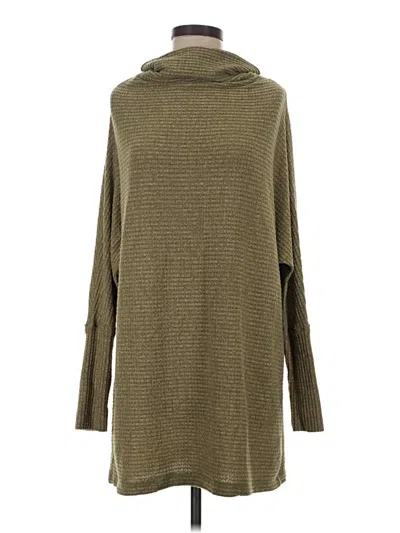 Pre-owned We The Free Turtleneck Sweater In Green