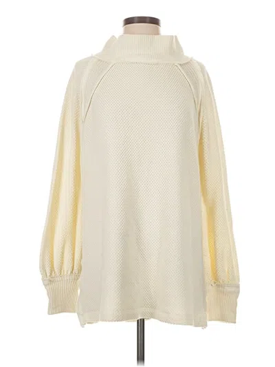 Pre-owned We The Free Turtleneck Sweater In Ivory