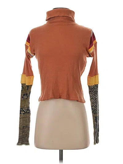 Pre-owned We The Free Turtleneck Sweater In Orange