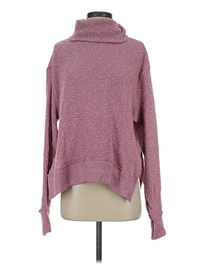 Pre-owned We The Free Turtleneck Sweater In Pink
