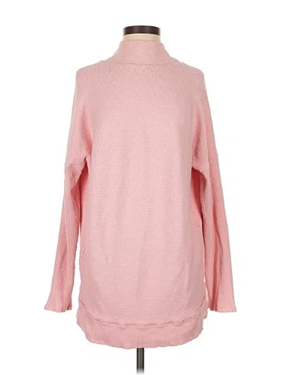 Pre-owned We The Free Turtleneck Sweater In Pink