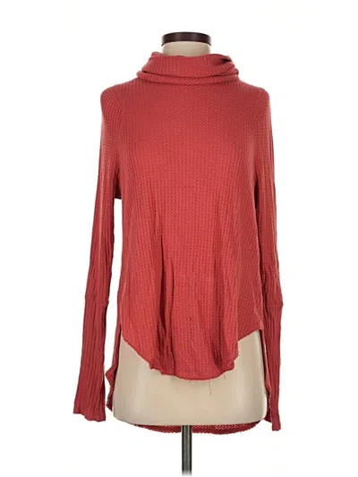 Pre-owned We The Free Turtleneck Sweater In Red
