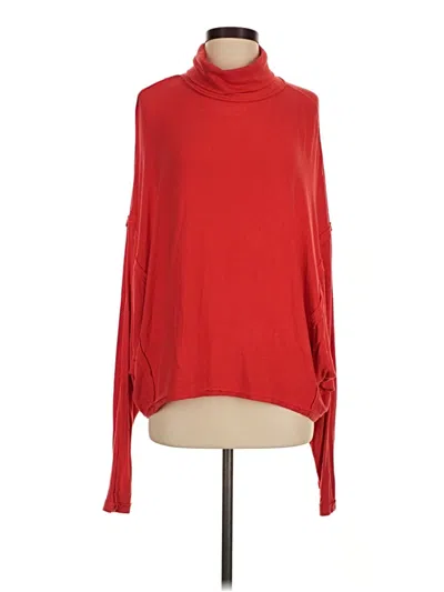 Pre-owned We The Free Turtleneck Sweater In Red