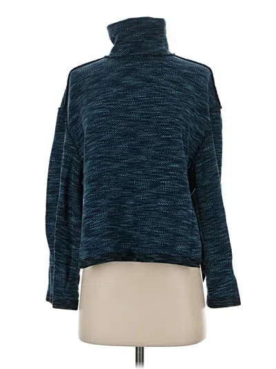 Pre-owned We The Free Turtleneck Sweater In Teal