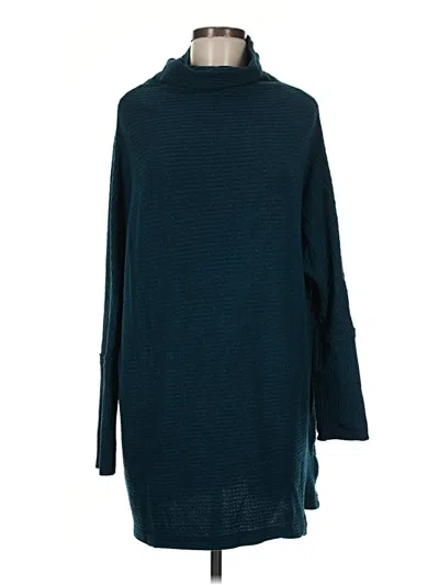 Pre-owned We The Free Turtleneck Sweater In Teal