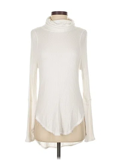Pre-owned We The Free Turtleneck Sweater In White