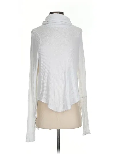 Pre-owned We The Free Turtleneck Sweater In White