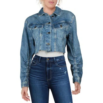 We The Free Womens Crop Denim Denim Jacket