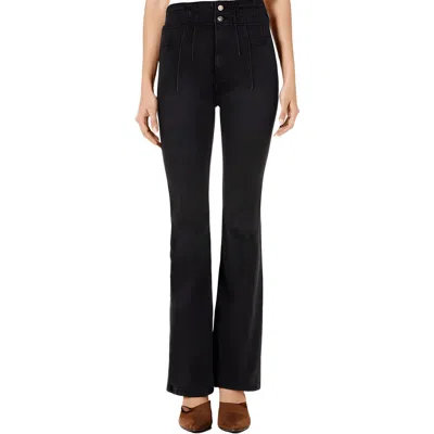 We The Free Womens Pintuck Denim Flared Jeans