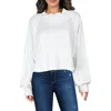 We The Free Womens Textured Cotton Turtleneck Top