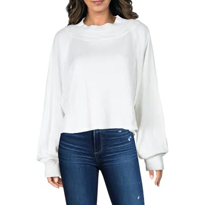We The Free Womens Textured Cotton Turtleneck Top