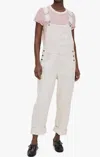 We The Free Ziggy Overalls In White In White