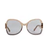 We The Stars Women's Blue / Grey Bastet's Gaze Sunglasses In Neutral