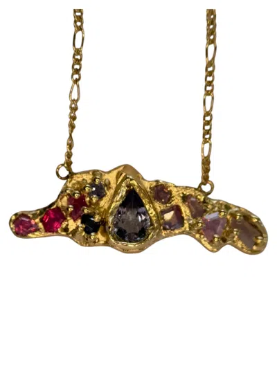 We The Stars Women's Gold Pastel Fairy Necklace