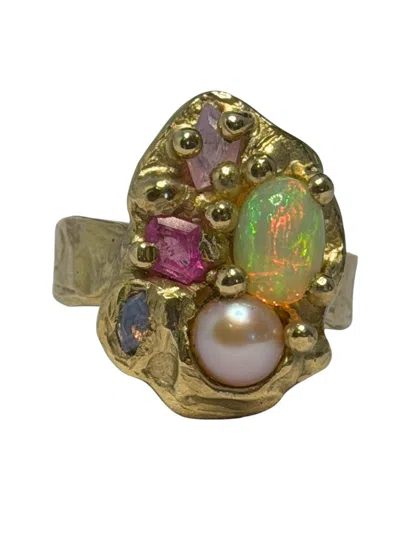 We The Stars Women's Solid Gold Mermaid Ring
