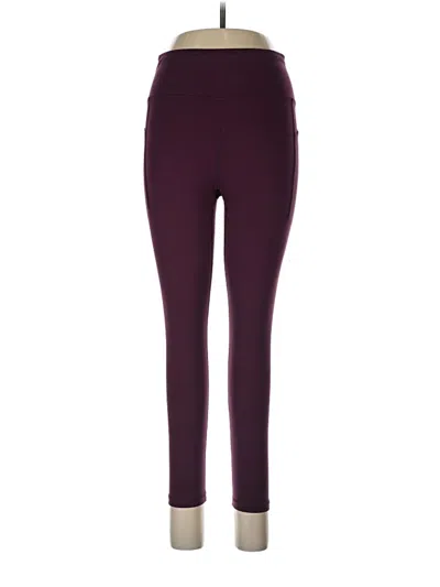 Pre-owned We Wander Active Pants In Burgundy
