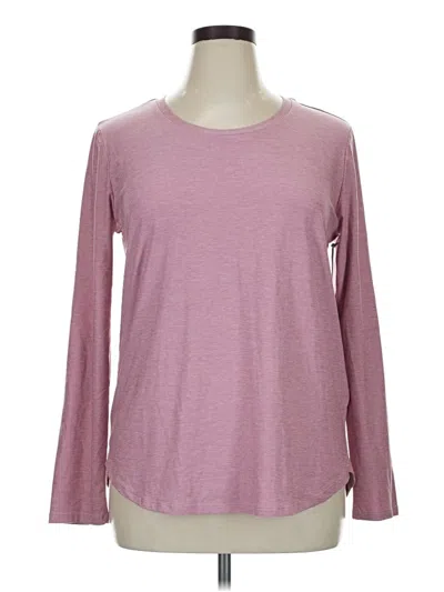 We Wander Long Sleeve T-shirt In Pink
