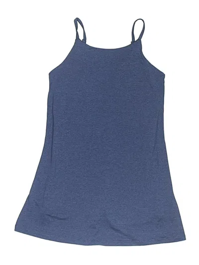 Pre-owned We Wander Sleeveless Top Blue Halter Neckline Tops
