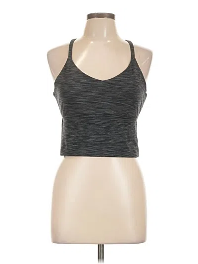 Pre-owned We Wander Tank Top Gray Halter Neckline Tops