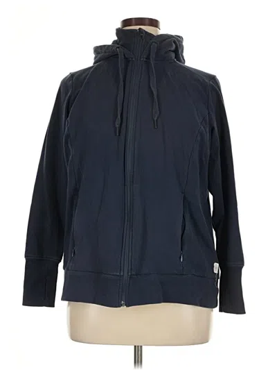 Pre-owned We Wander Zip Up Hoodie In Blue