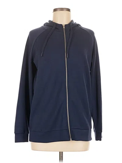 Pre-owned We Wander Zip Up Hoodie In Blue