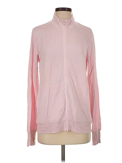 Pre-owned We Wander Zip Up Hoodie In Pink