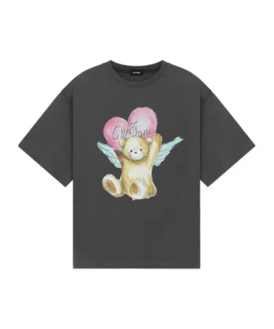 We11 Done Angel Teddy Bear T-shirt In Black