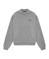 We11 Done Balaclava Hat Knitted Sweater In Gray