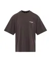 We11 Done Basic 1506 Logo-print Cotton T-shirt In Black