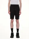 We11 Done Basic Logo Shorts In Black