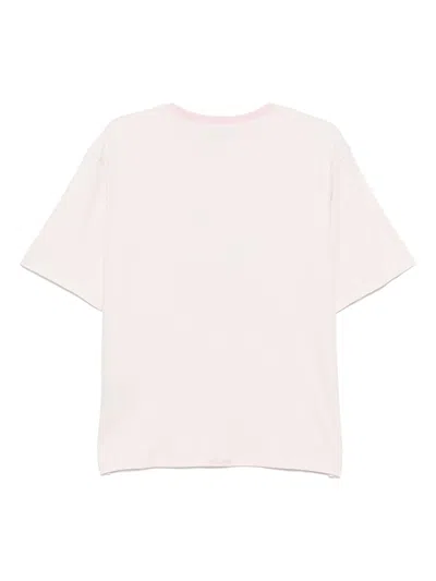 We11 Done Basic Washed Ringer Tee In Pink