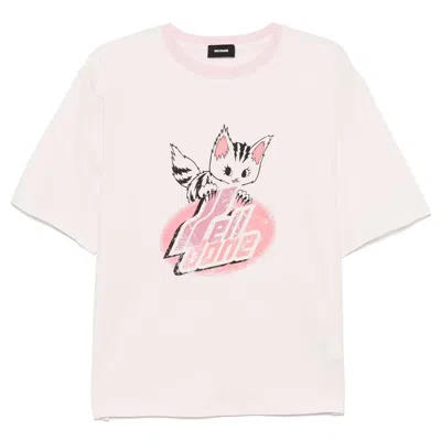 We11 Done Basic Washed Ringer Tee In Pink